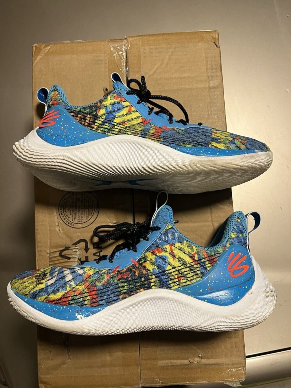 Under Armour Curry 10 Sour Patch Kids 3025622300 Size 13 Men lightly worn no box